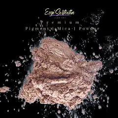 Premium Pigment Powder 50g | Authentic Unique & Bright Pearlescent Metallic and Neon Colors | Especially Formulated for Artwork, Resin, Slime, Plasticine and more by Ezgi Sertcetin Nude
