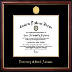 University of South Alabama Petite Diploma Frame