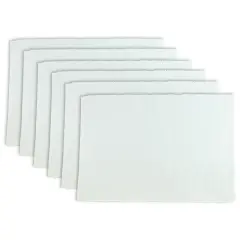 PLACEMAT WHITE Set of 6