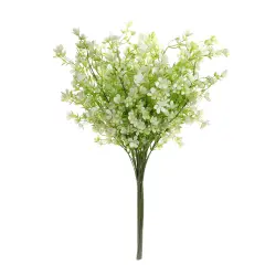 Grand Verde Forget-Me-Not Tall Artificial Flowers 29&rdquo; Long Stems Real-Touch Faux Bouquet, 5pcs Bundle White