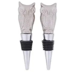 DII Silver Crown Bottle Stopper (Set of 2)