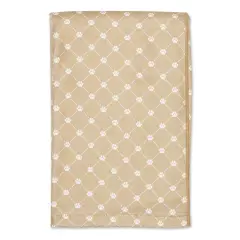 DII Taupe Printed Trellis Paw Pet Towel