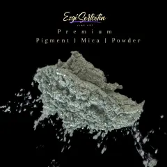 Premium Pigment Powder 50g | Authentic Unique & Bright Pearlescent Metallic and Neon Colors | Especially Formulated for Artwork, Resin, Slime, Plasticine and more by Ezgi Sertcetin Fresh azurre