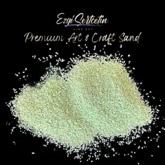 Premium Art Sand|Craft Sand|Unique Metallic-Neon Colors|Excellent Quartz Sand|10 oz|Excellent for Artwork|DIY|Sand Painting|Wedding Decoration|Vaze Filling|Ezgi Sertcetin Crystal mint farache