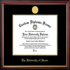 University of Akron Petite Diploma Frame
