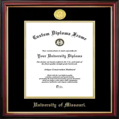 University of Missouri Petite Diploma Frame