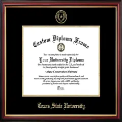 Texas State University Petite Diploma Frame