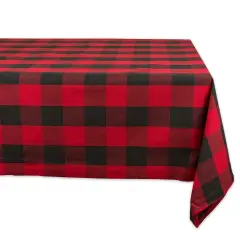 DII Red & White Buffalo Check Table Runner
