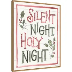 Soft Season X by Anne Tavoletti 23-in. W x 28-in. H. Canvas Wall Art Print Framed in Natural