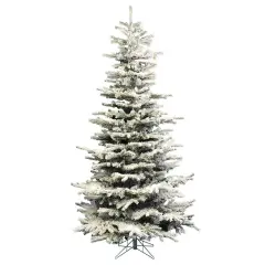 Perfect Holiday Christmas Tree Heavy Flocked Slim
