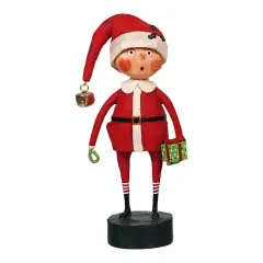 Lori Mitchell Christmas Collection: Playing Santa Figurine