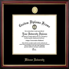 Widener University Petite Diploma Frame