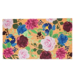 107341729 Boho Flowers Doormat