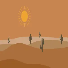 Desert Cactus Doormat