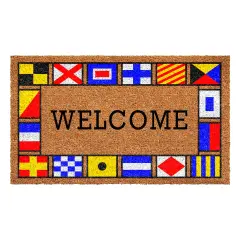 Nautical Flags Doormat