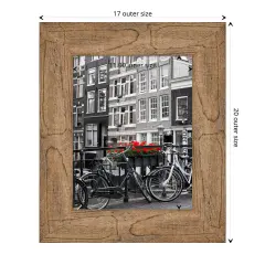 Owl Brown Wood Picture Frame