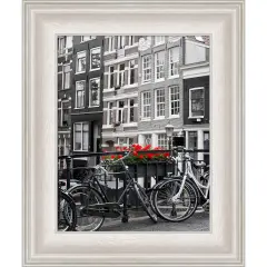 Amanti Art Trio White Wash Silver Picture Frame