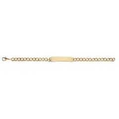 ID Bracelet Gold Plated 8 1/2"