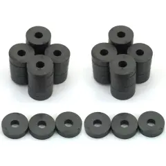 50 Round Disc Ferrite Magnets Crafts Hobby Home Model Fridge Office Part 3/4"