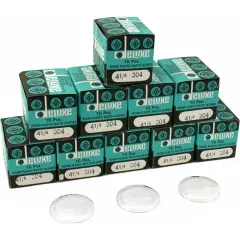 100 Plastic Watch Crystals Watchmaker Dome Parts 30.4mm