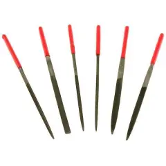 SE 7386DNF 100mm Long Needle File Set, 6-Piece