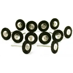 12 Jewelry Polishing Brushes Rotary Metal Buffing Tool