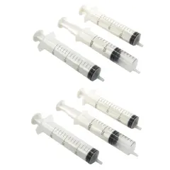 6 Plastic Syringe Liquid Lubricant Measuring Tool 30 ml