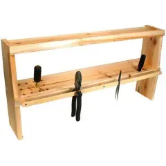 Work Bench Tool Rack Jewelers Watch Organizer Shelf Top