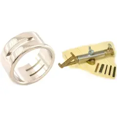 Stainless Steel Linking Ring & Jiffy Jump Ring Maker Jewelers Tools Kit 2 Pcs