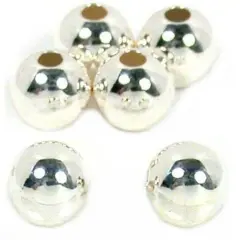 6 Sterling Silver Ball Beads Jewelry Beading 6mm Parts