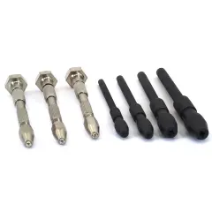 7 Watchmakers Pin Vises Jewelers Watch Drilling Tools