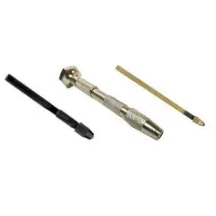 Pin Vises Swivel-Head Ear Stud & Knurled 3
