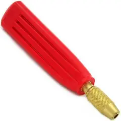 Red File Rasp Handle Jewelers Bead Reamer Tool 4.5"