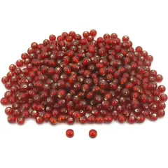 350g Red Round Pony Glass Beads Beading 9mm Approx 400
