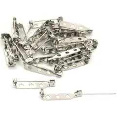 25 Bar Pin Backs Broach Hat Broach Jewelry Safety Parts