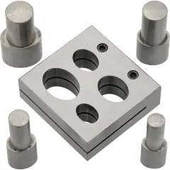 Jewelry Making Jewelers Tool Oval Disc Cutter Set of 4 With Long Punch