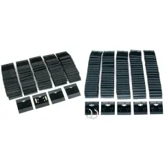 Black Earring Hang Cards Jewelry Display Pads Kit 200 Pcs
