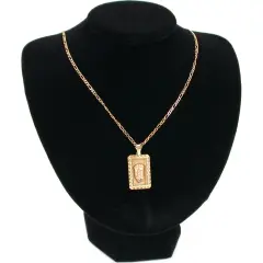 Big Velvet Necklace Bust Display Chain Unit