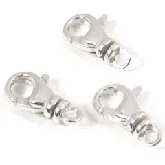 3 Clasps Pocket Watch Fobs Lobster Sterling Silver