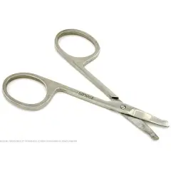 Mustache Beard Nose Scissors Stainless Steel Tool 3.5"
