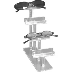 Two Findingking Eyeglass Displays Clear Acrylic 4 Tier Showcases