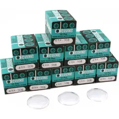 100 Plastic Watch Crystals Watchmaker Dome Parts 30.8mm