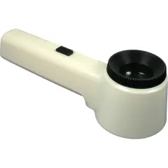 9X Lighted Adjustable Magnifier Reading Stamp Loupe