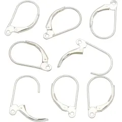 8 Lever Back Earrings Sterling Silver Earwire Parts
