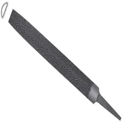 Grobet USA Halfround Rasp, Cut 4, 200 mm. (7.87")