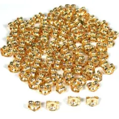 100 1/20 14k Gold Filled Earring Back Ear Nuts