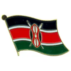 Kenya Flag Pin 1"
