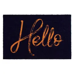 104752436 Canty Hello Black Doormat