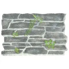 Stone Wall Wall Stencil | 1522 by Designer Stencils | Pattern Stencils | Reusable Stencils for Painting | Safe & Reusable Template for Wall Decor | Try This Stencil Instead of a Wallpaper | Easy to Use & Clean Art Stencil Pattern