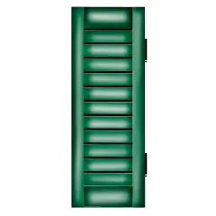 Small Window Shutter Wall Stencil | 1603 by Designer Stencils | Pattern Stencils | Reusable Stencils for Painting | Safe & Reusable Template for Wall Decor | Try This Stencil Instead of a Wallpaper | Easy to Use & Clean Art Stencil Pattern